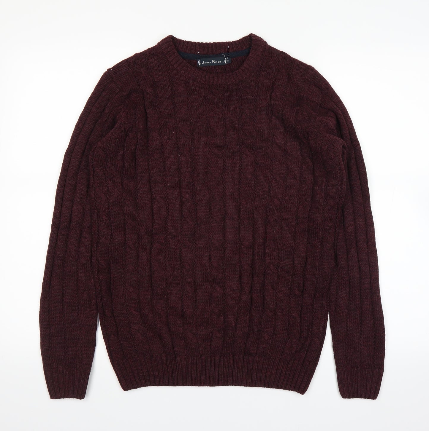 JAMES PRINGLE Mens Red   Pullover Jumper Size S