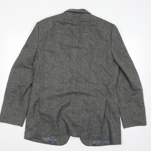 Wellington Mens Grey   Jacket Suit Jacket Size 40