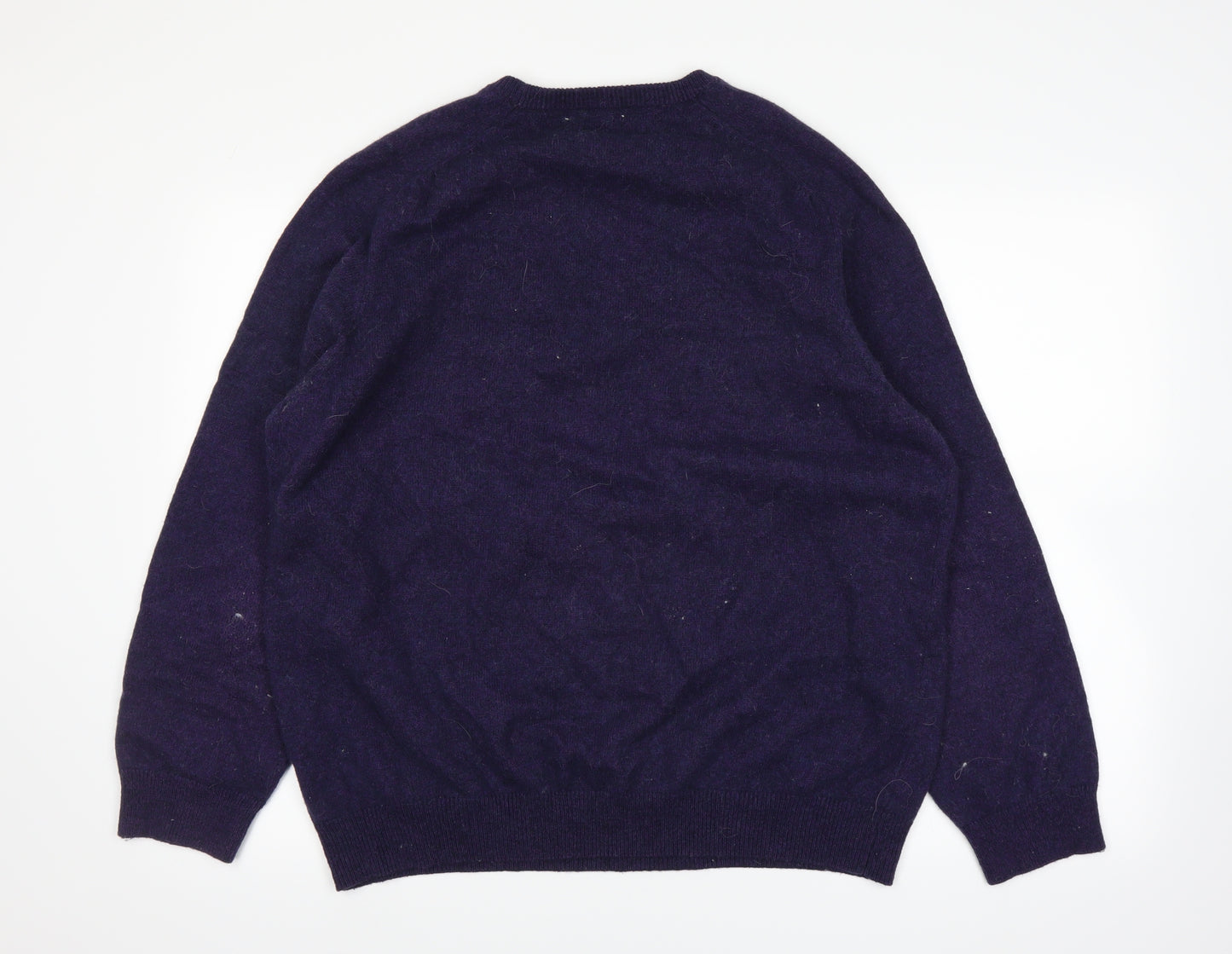 Lincoln Mens Purple   Pullover Jumper Size XL