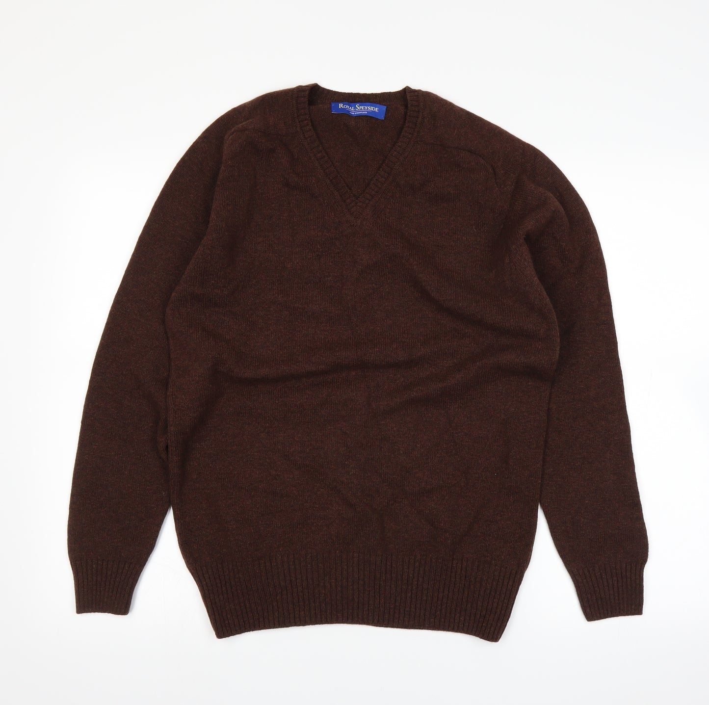 ROYAL SPEYSIDE Mens Brown   Pullover Jumper Size S