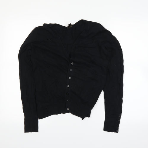 Worthington Womens Black   Cardigan Jumper Size L