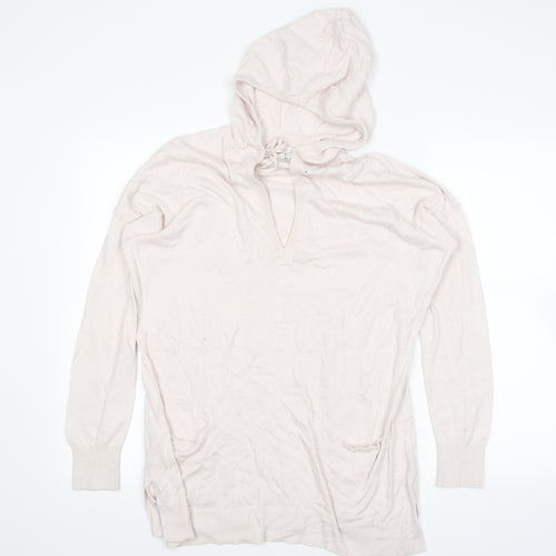 Lounge Womens Pink   Pullover Hoodie Size M