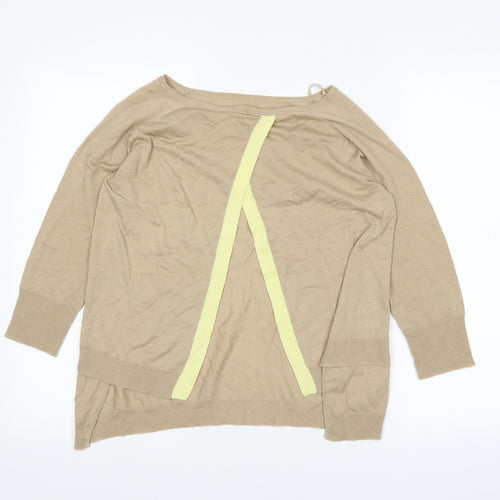 Zara Womens Brown   Basic T-Shirt Size S