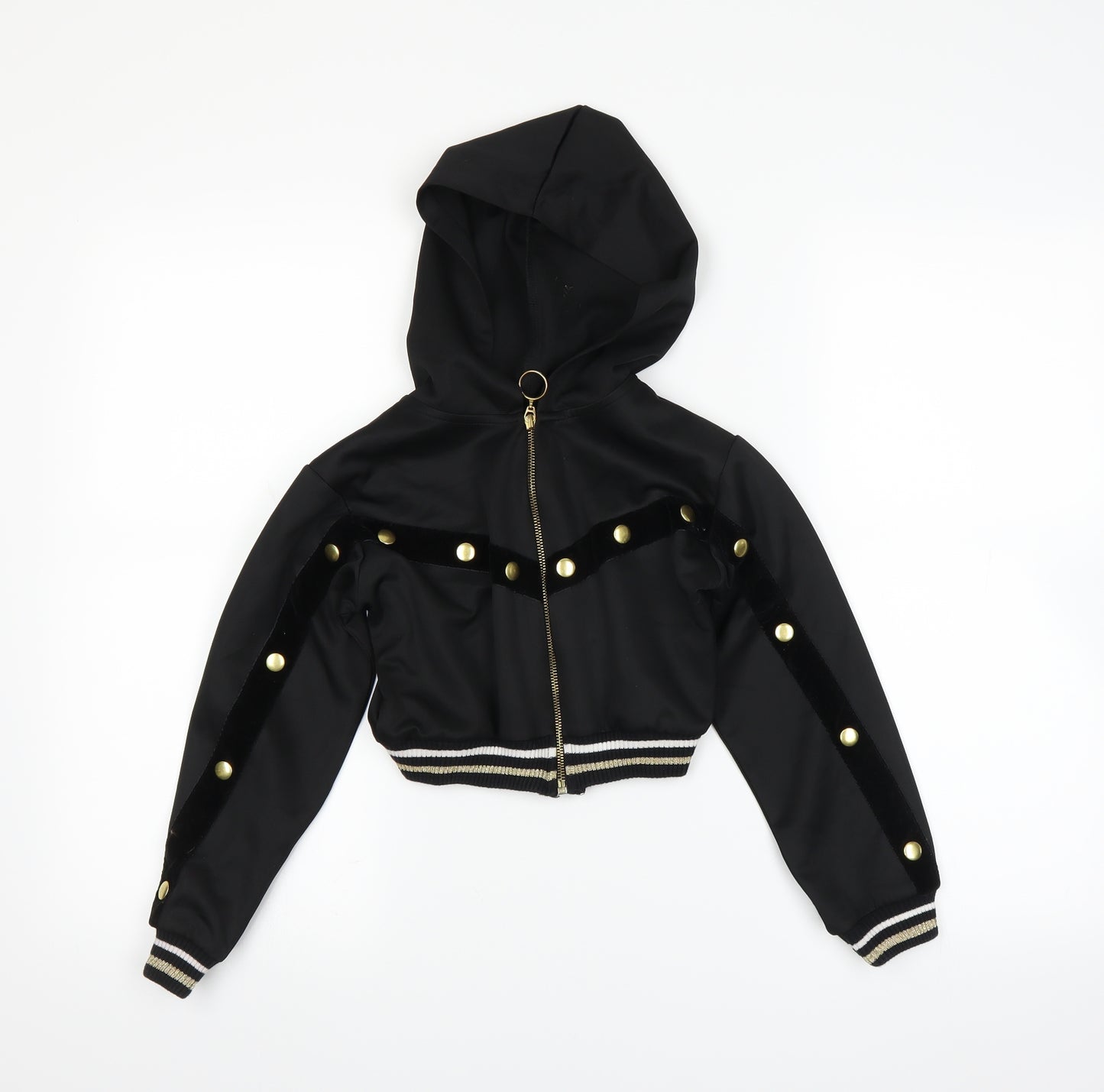 Active Girls Black   Jacket  Size 7-8 Years