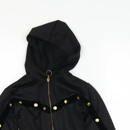 Active Girls Black   Jacket  Size 7-8 Years