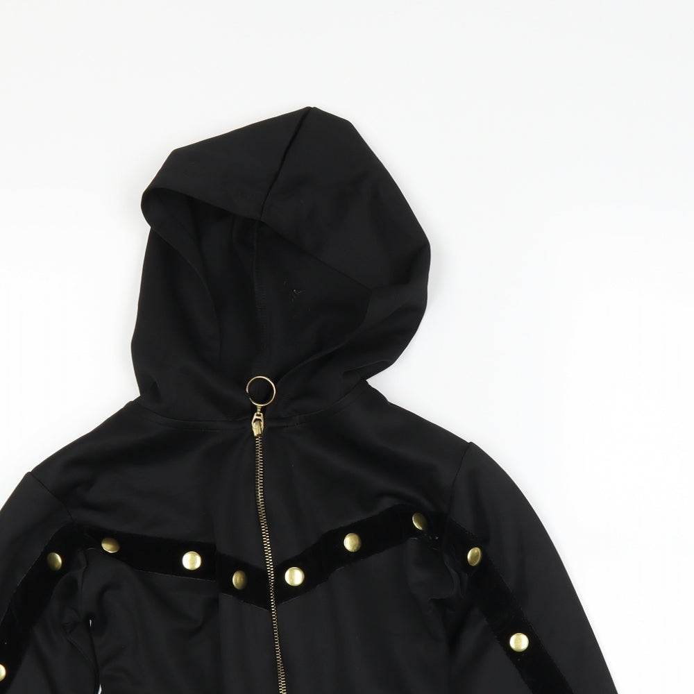 Active Girls Black   Jacket  Size 7-8 Years