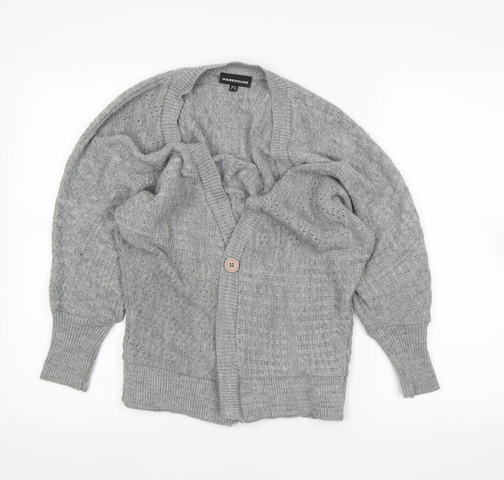 Warehouse Womens Grey   Jacket  Size 8
