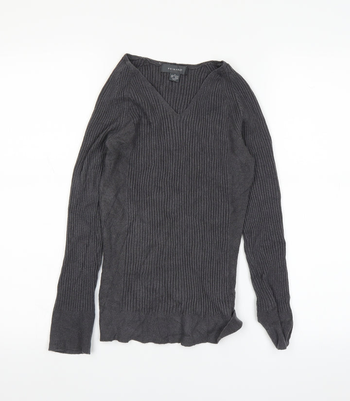 Primark Womens Grey Pullover Jumper Size L