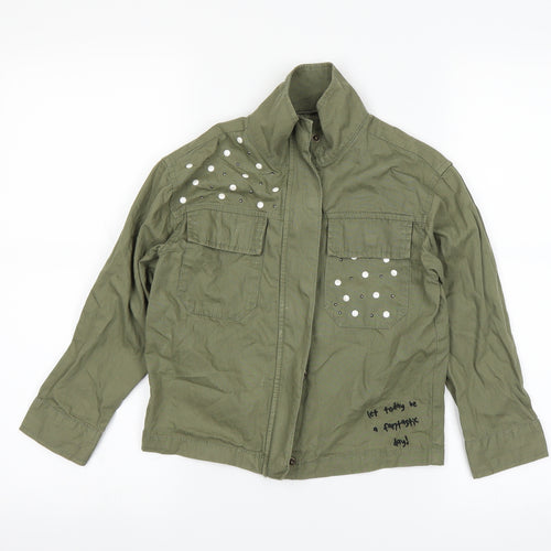 NEXT Girls Green   Jacket  Size 7 Years