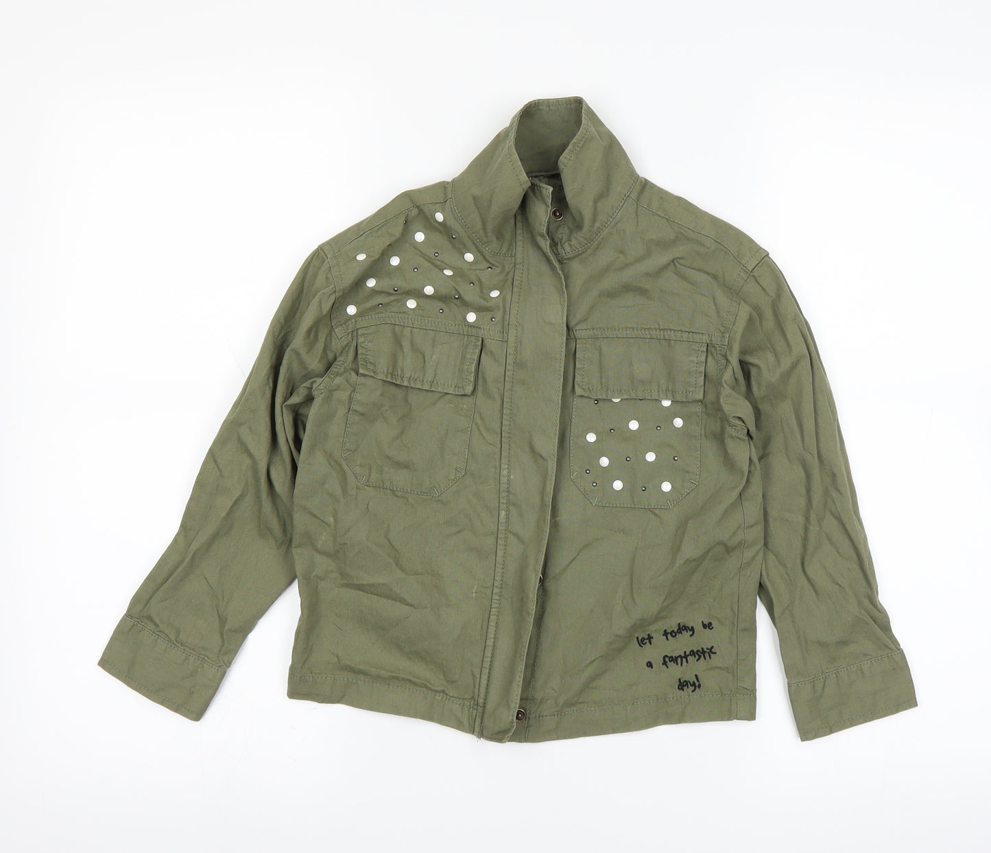 NEXT Girls Green   Jacket  Size 7 Years