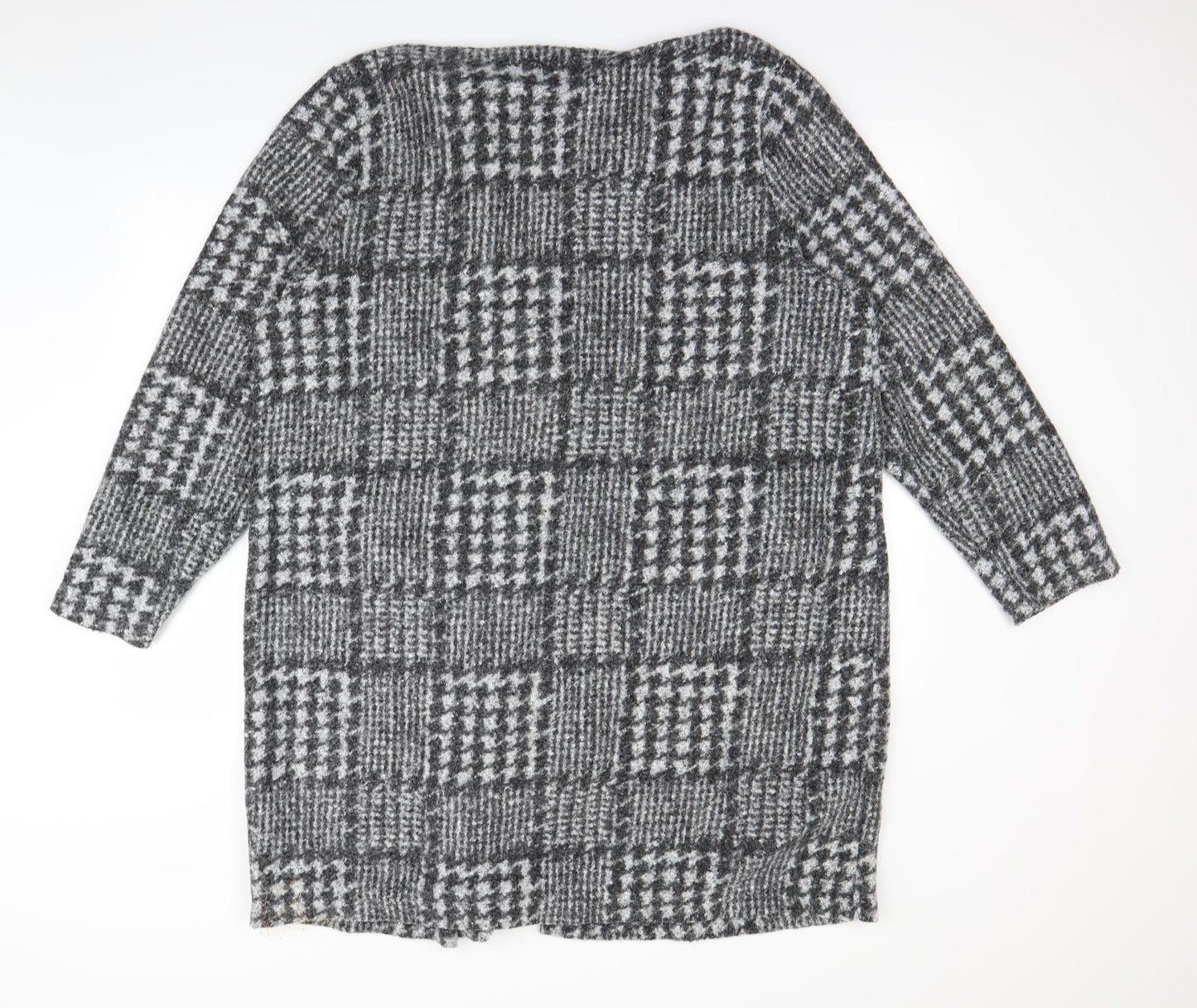 TU Womens Grey Check  Jacket  Size XL