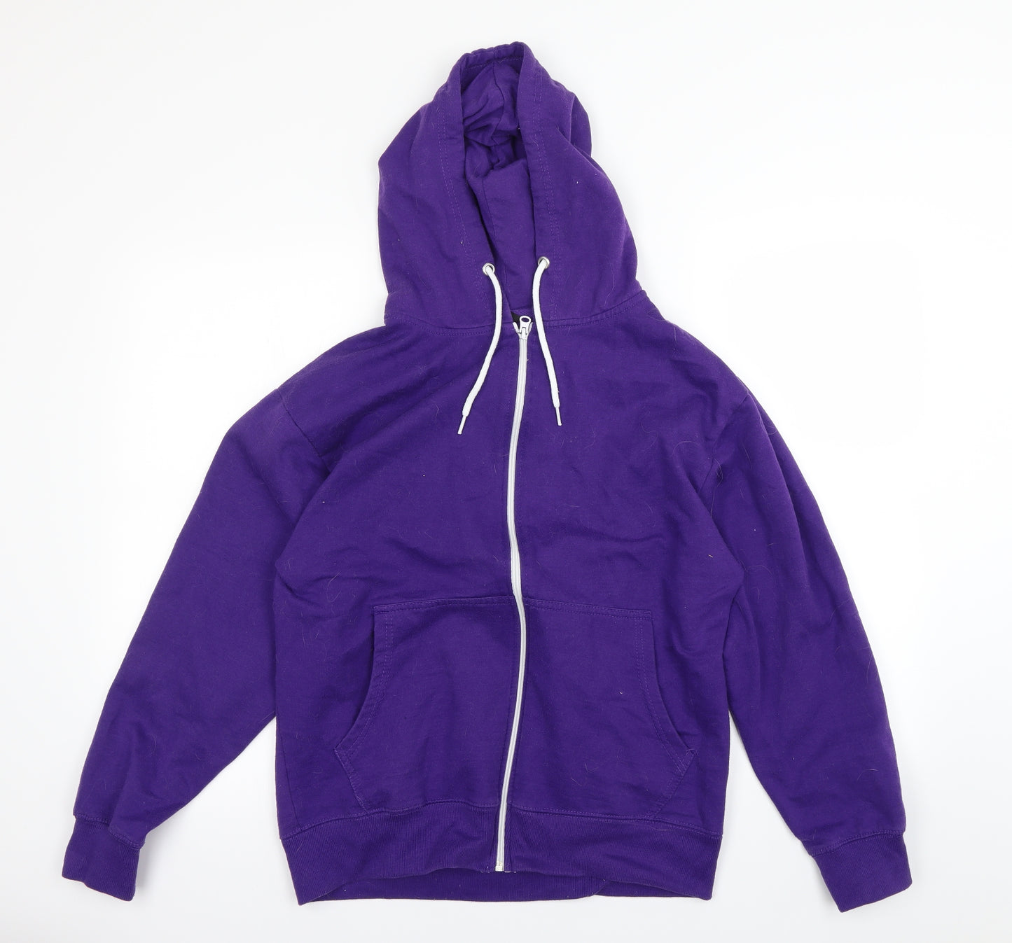 Preworn Womens Purple   Cardigan Hoodie Size L