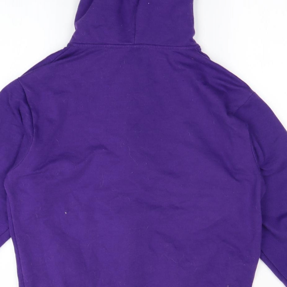 Preworn Womens Purple   Cardigan Hoodie Size L