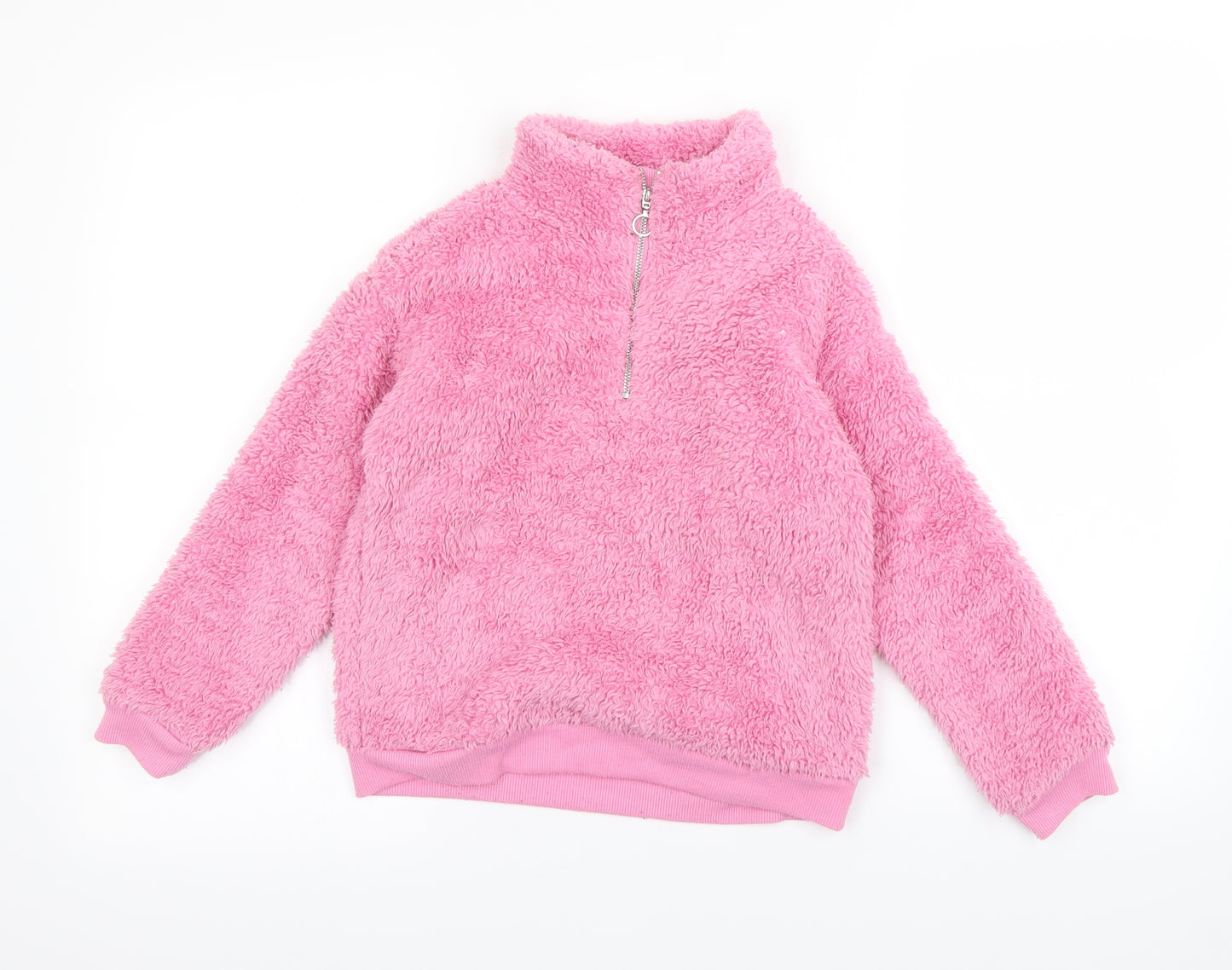 TU Girls Pink   Henley Jumper Size 8 Years