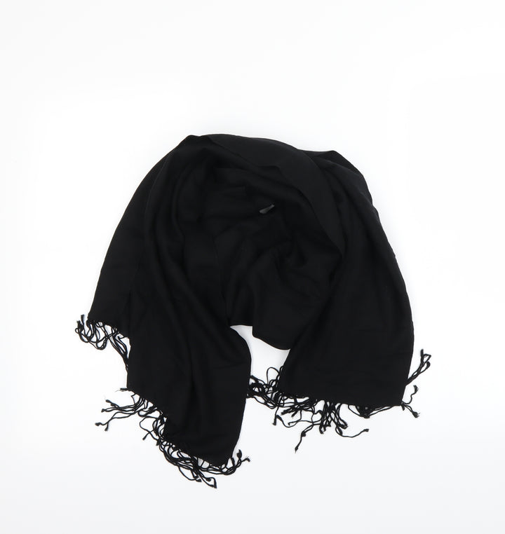 Preworn Womens Black    Scarf
