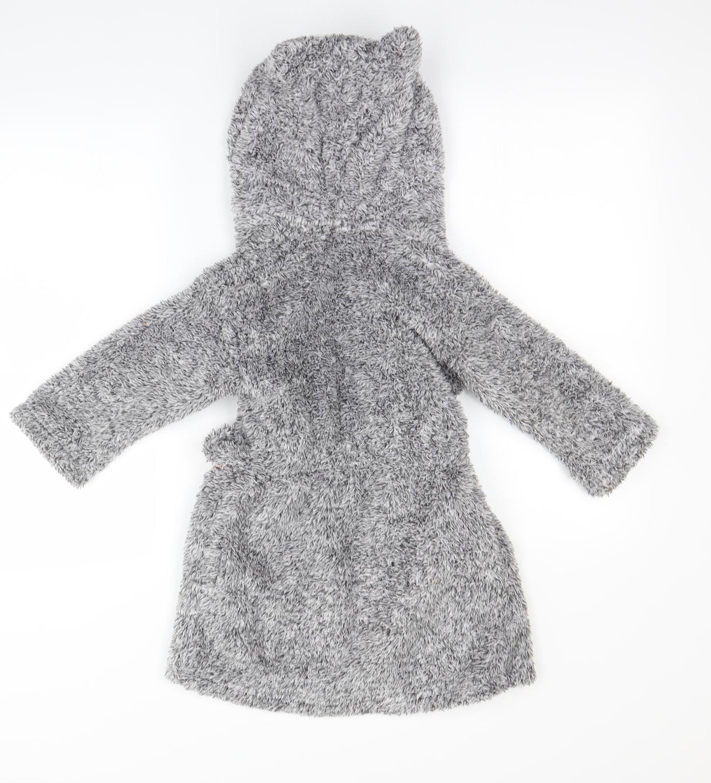 George Boys Grey Solid   Gown Size 3-4 Years
