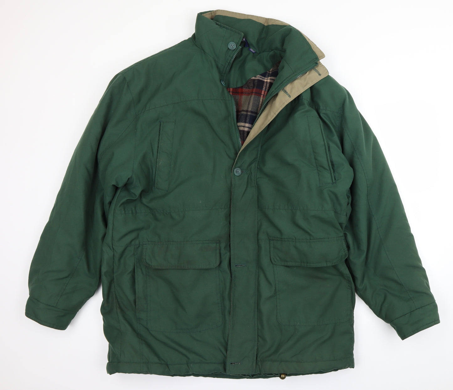 premier man Mens Green   Rain Coat Coat Size L