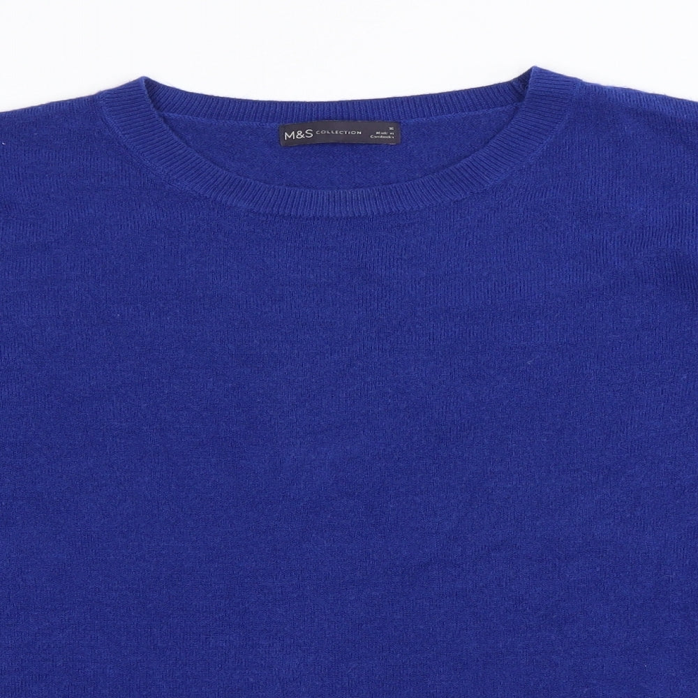 m&S Womens Blue   Pullover Jumper Size 16