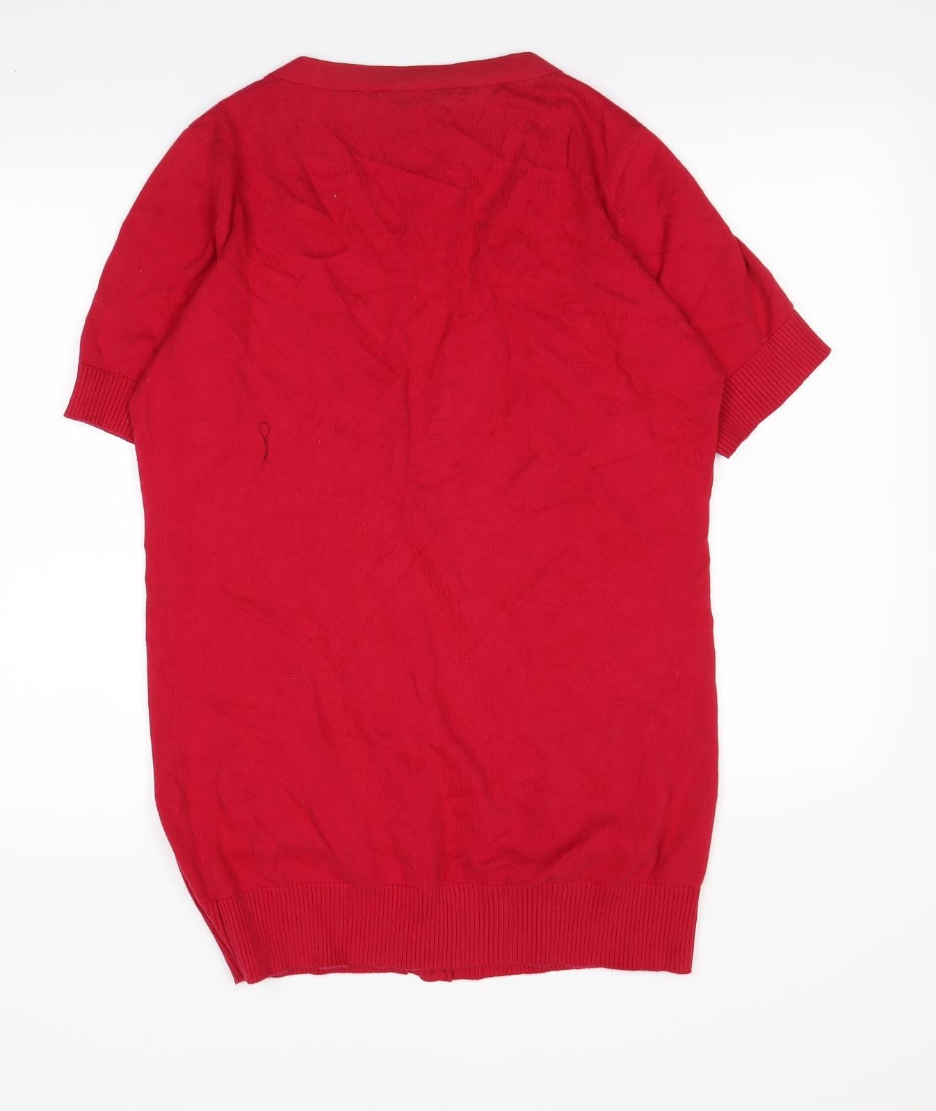 EWM Womens Pink   Cardigan Jumper Size 14