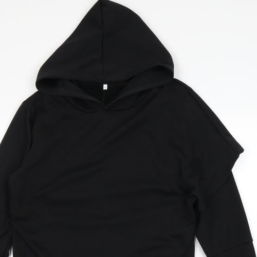 Preworn Womens Black   Pullover Hoodie Size 2XL