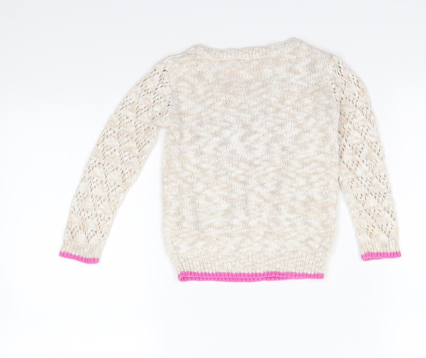 George Girls Beige   Pullover Jumper Size 18-24 Months