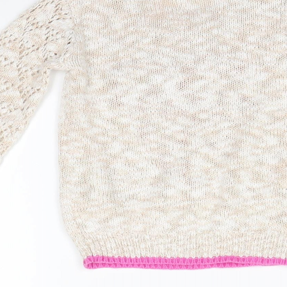 George Girls Beige   Pullover Jumper Size 18-24 Months