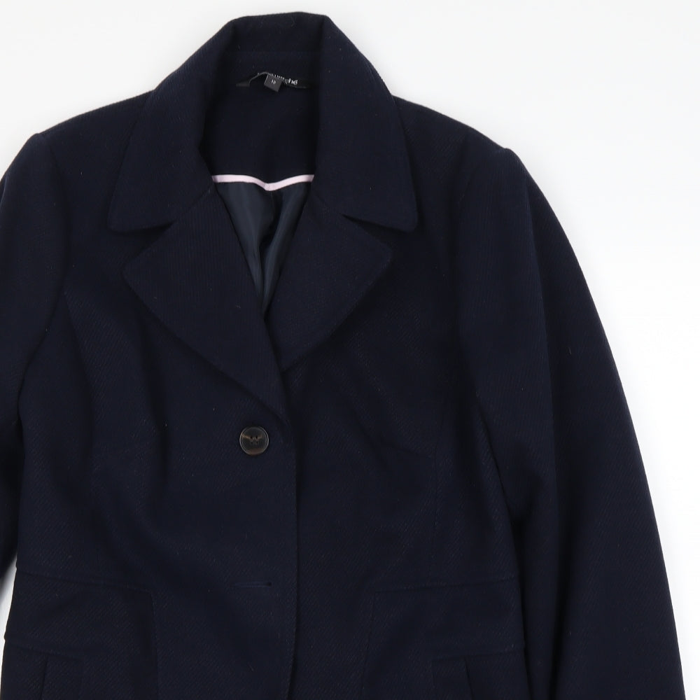 Bonmarché Womens Blue   Jacket Coat Size 12