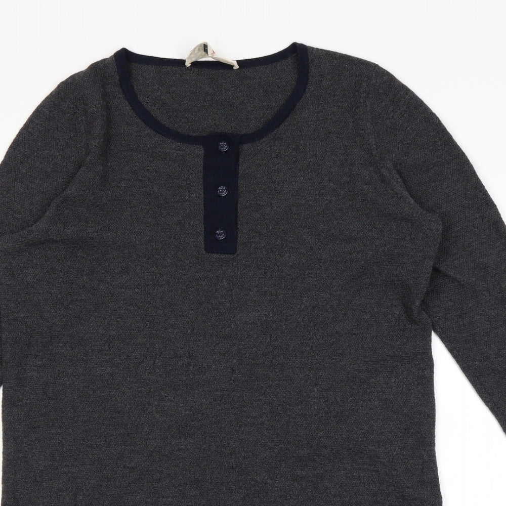 Boutique Mens Grey   Pullover Jumper Size L