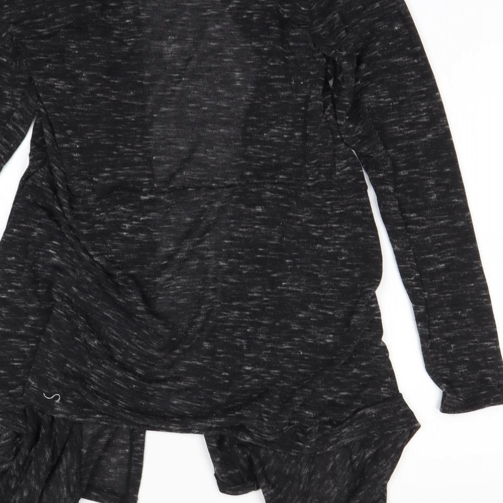 H&M Girls Black Houndstooth  Cardigan Jumper Size 12-13 Years