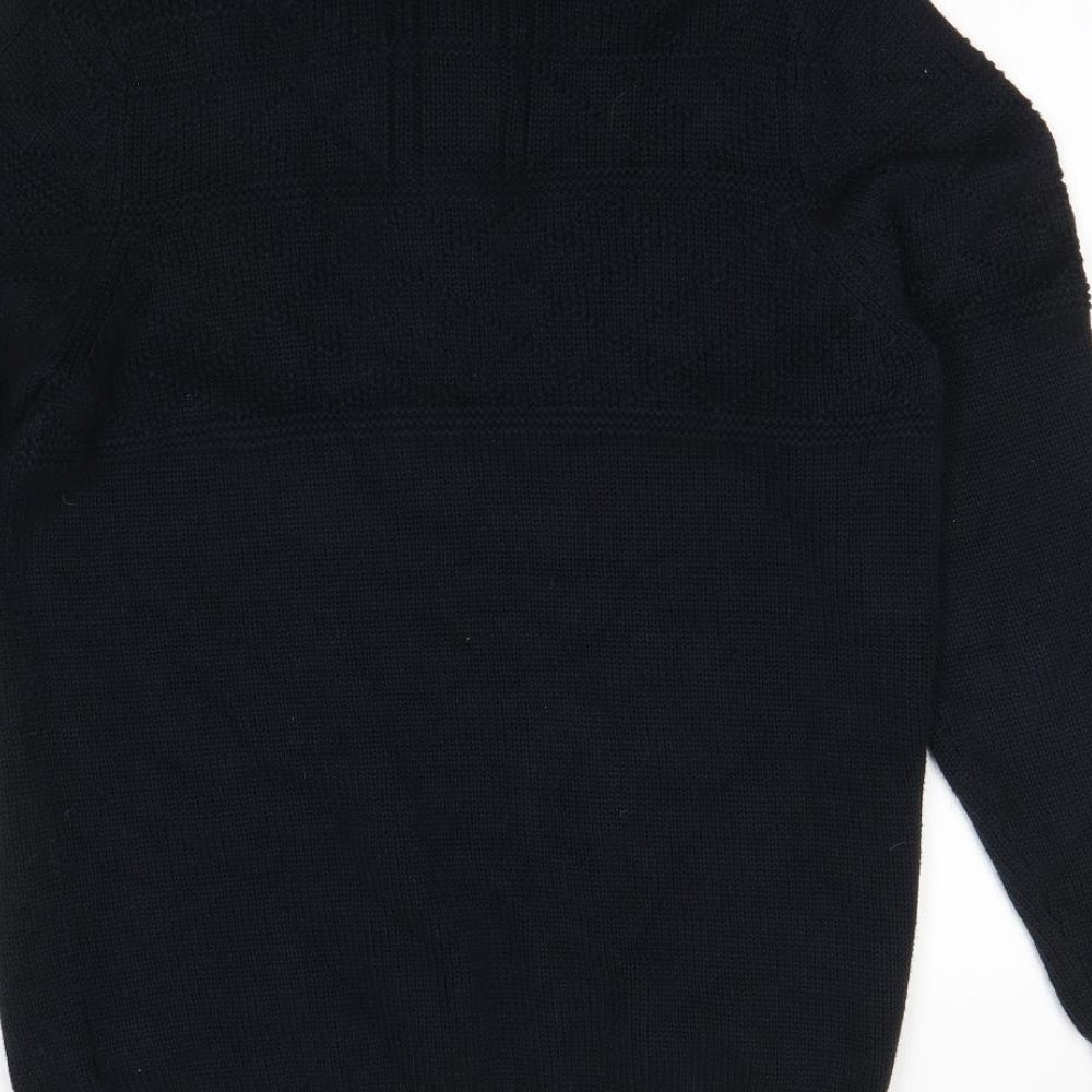 m&S Mens Blue   Henley Jumper Size S