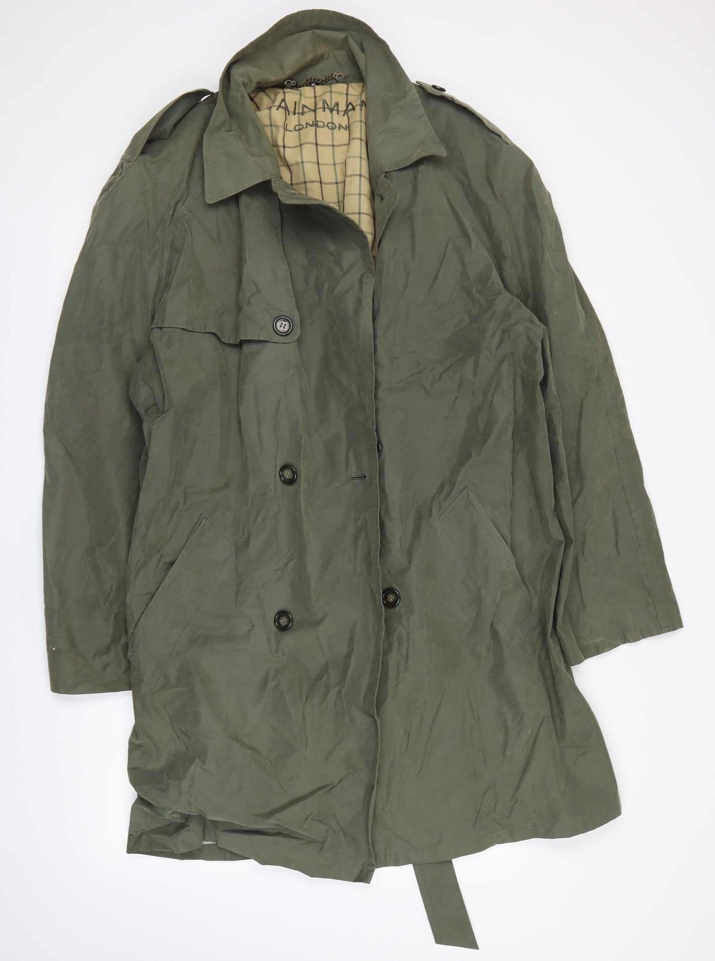 Rainman Mens Green   Rain Coat Coat Size XL