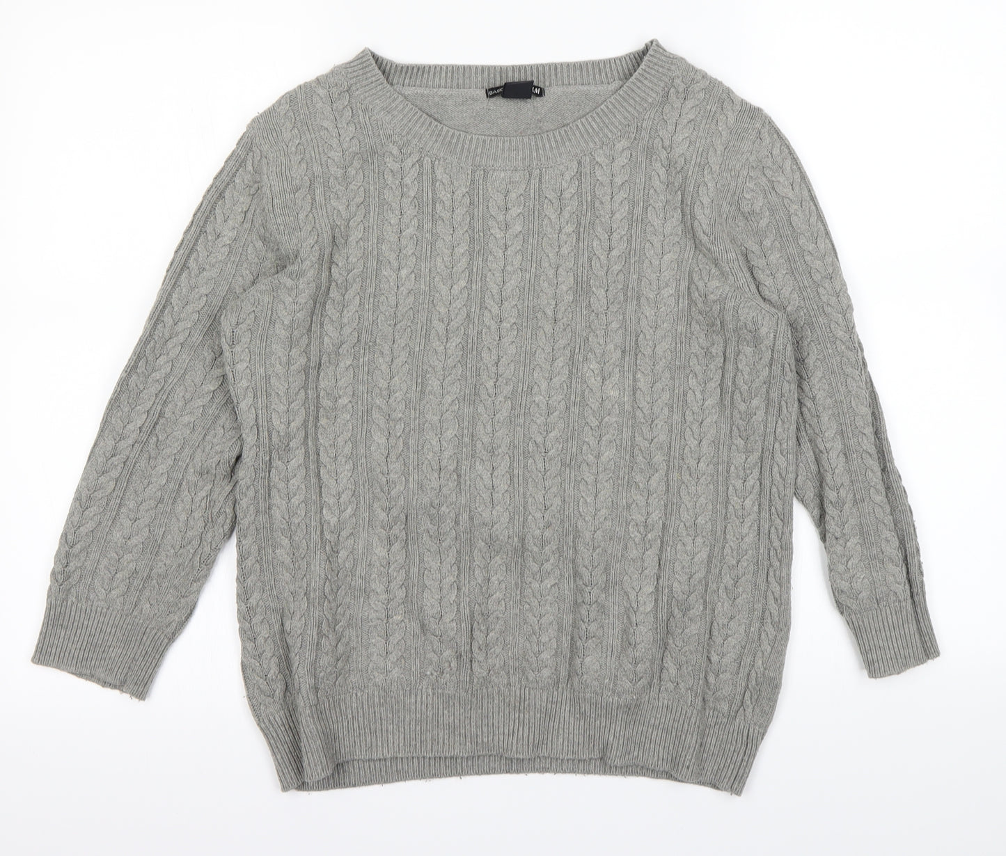 H&M Womens Grey   Pullover Jumper Size M