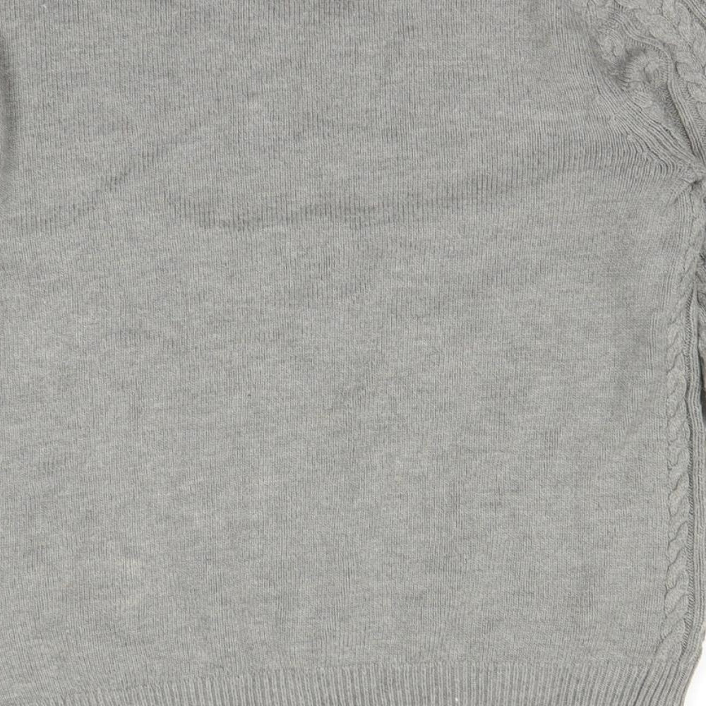H&M Womens Grey   Pullover Jumper Size M