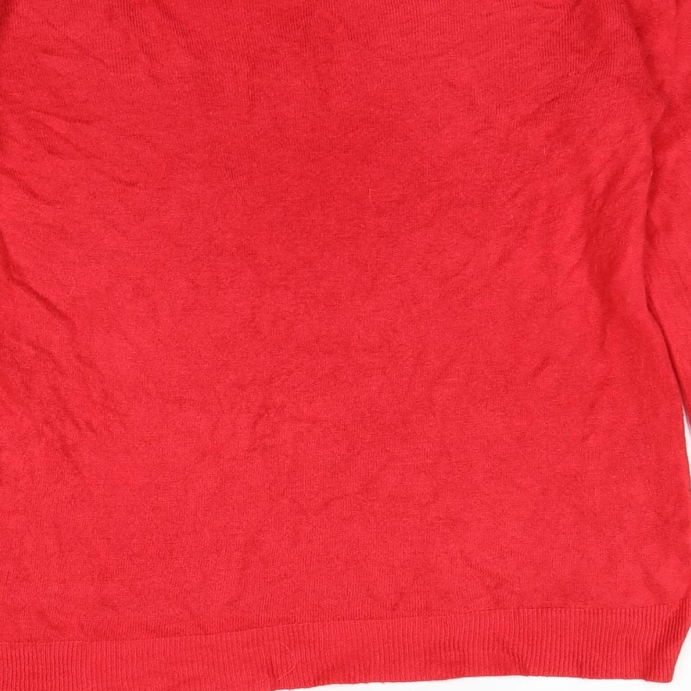 Primark Womens Red   Pullover Jumper Size 12