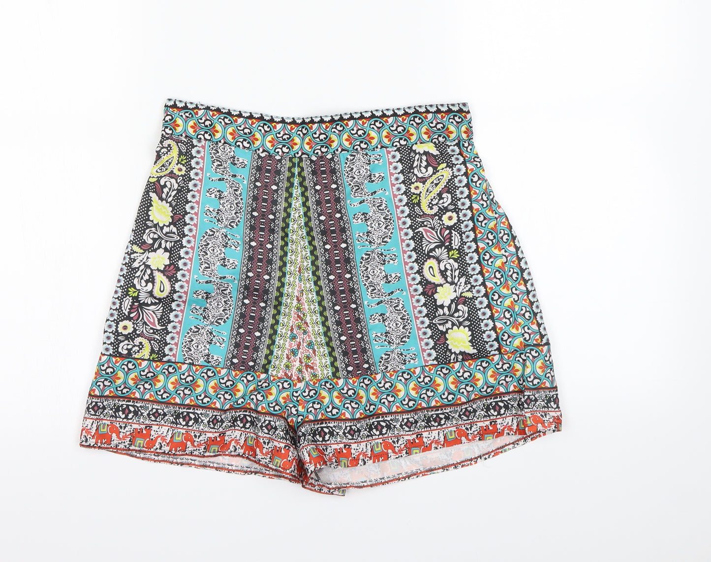 Boohoo Womens Multicoloured   Mom Shorts Size 6