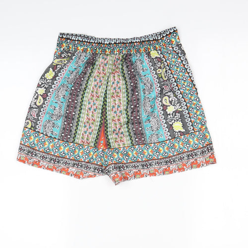 Boohoo Womens Multicoloured   Mom Shorts Size 6