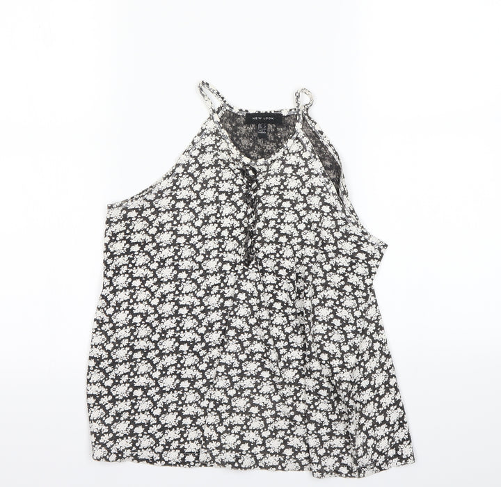 New Look Womens Multicoloured Floral Basic Tank Size 8
