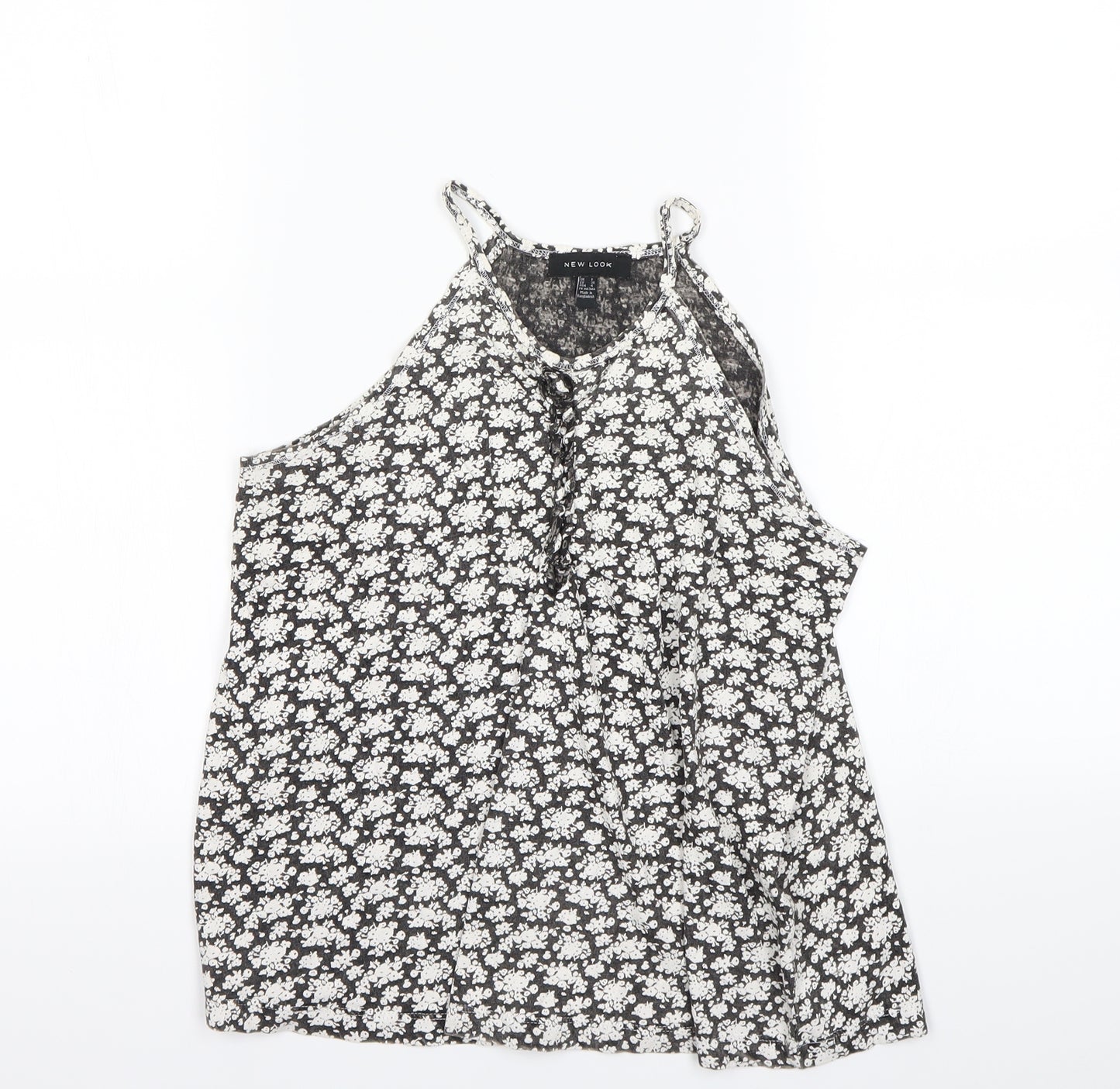 New Look Womens Multicoloured Floral  Basic Tank Size 8