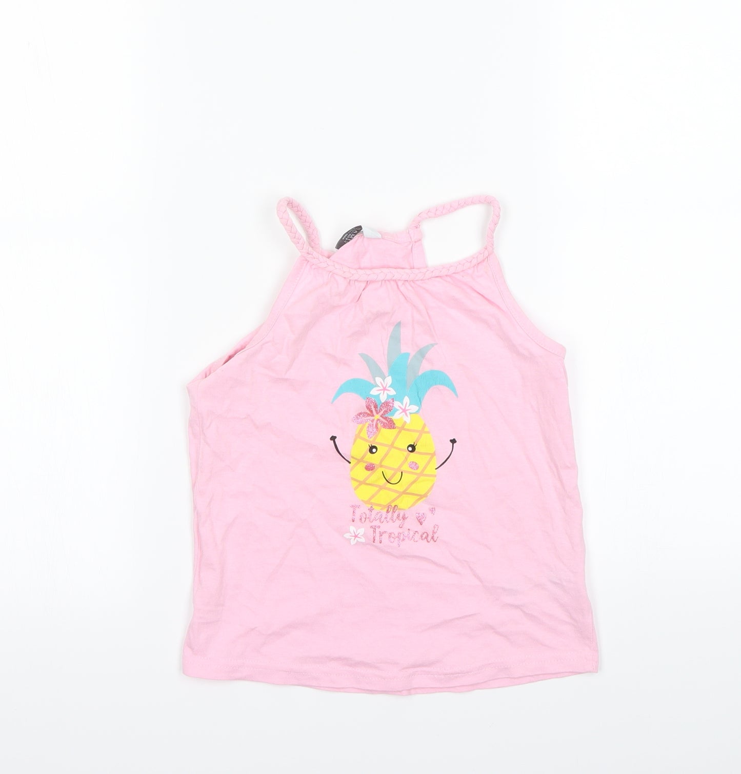 Primark Girls Pink   Basic Tank Size 7 Years