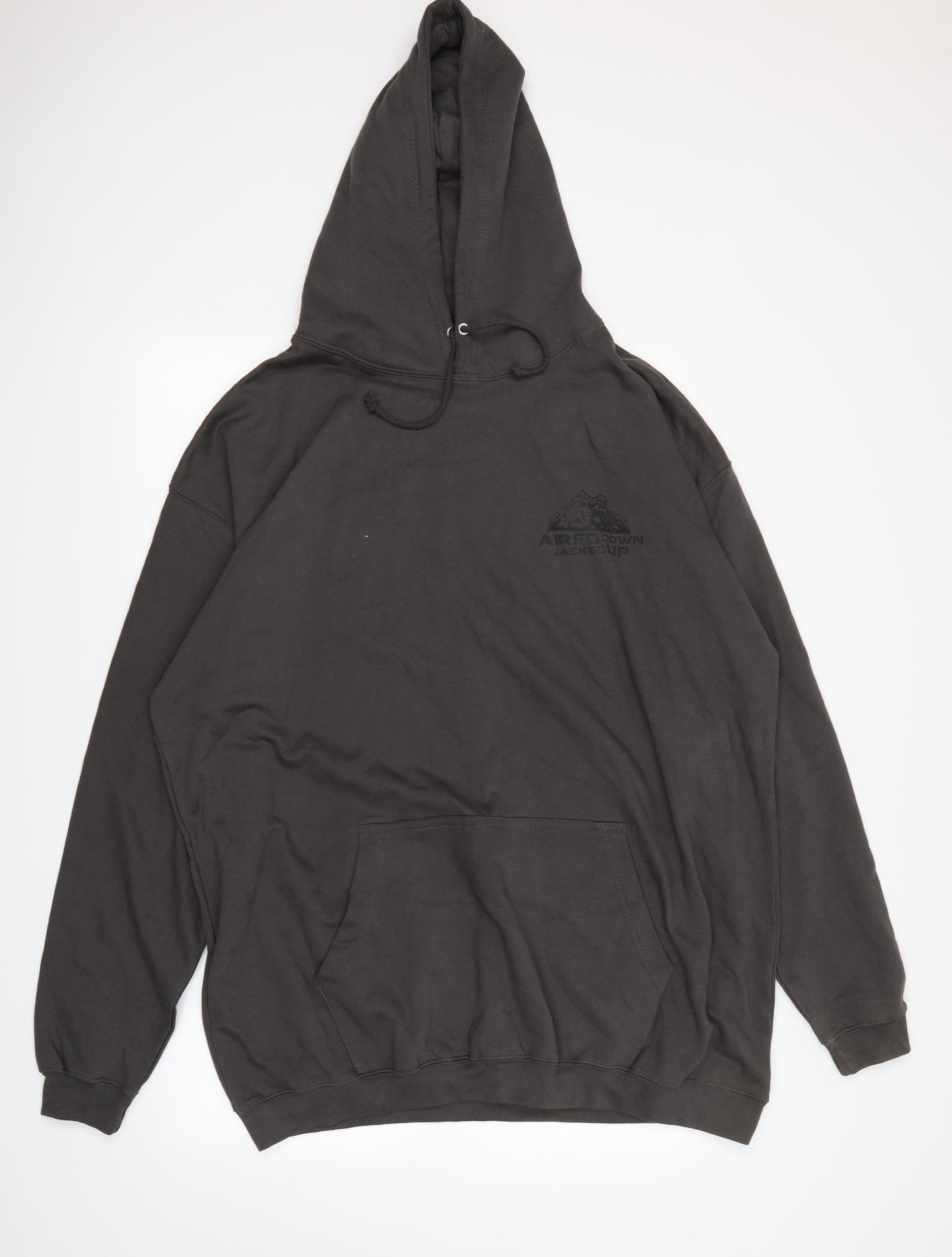 Preworn Mens Grey   Pullover Hoodie Size 3XL