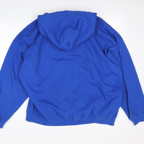 Gildan Mens Blue   Pullover Hoodie Size 3XL