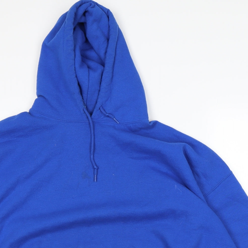 Gildan Mens Blue   Pullover Hoodie Size 3XL