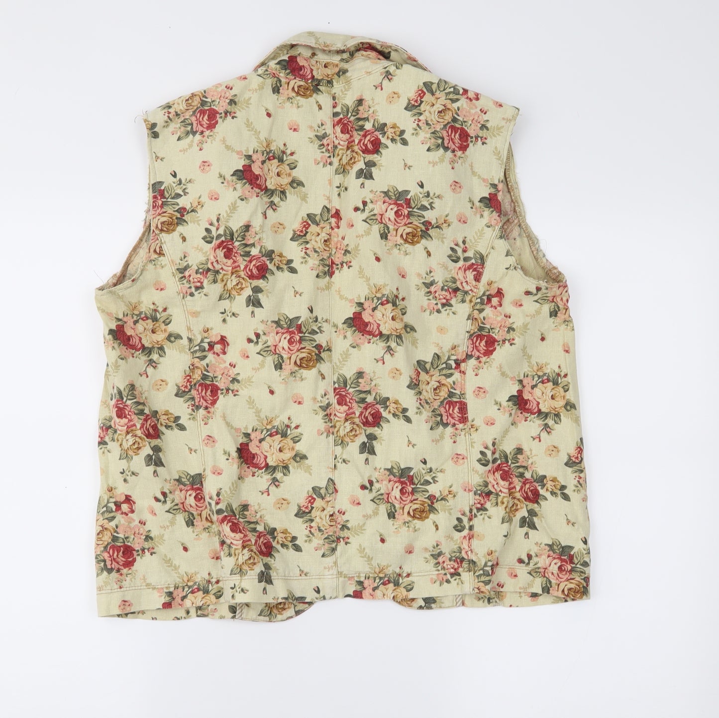 River Island Womens Brown Floral  Wrap Blouse Size 12