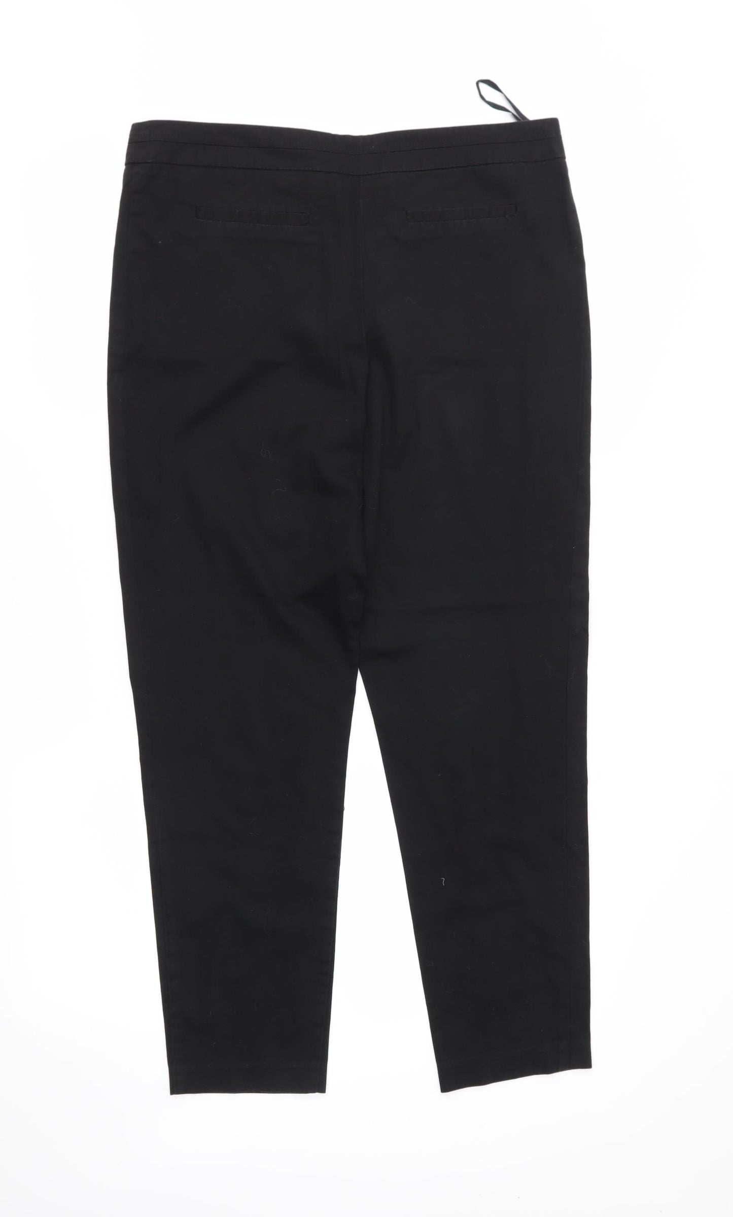 F&F Womens Black   Trousers  Size 12 L26 in