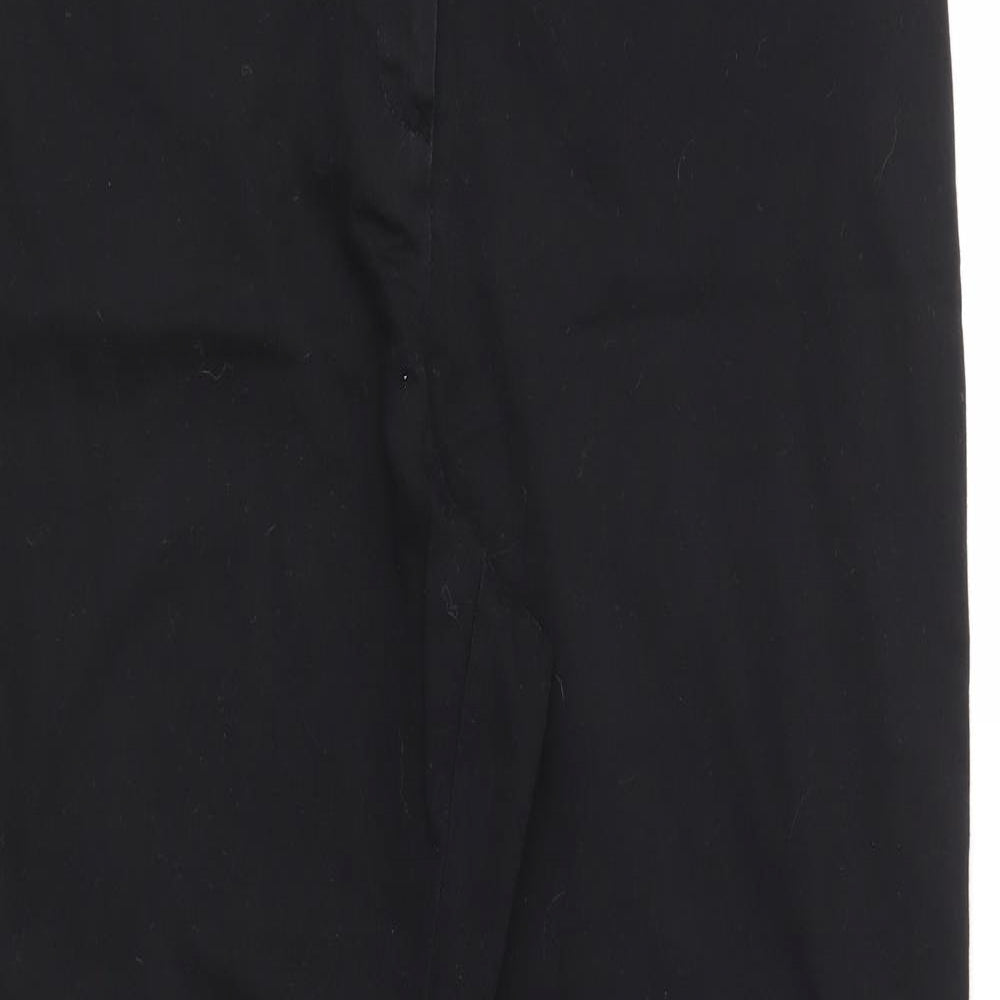 F&F Womens Black   Trousers  Size 12 L26 in