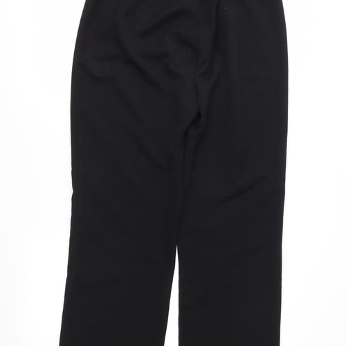 Preworn Womens Black   Trousers  Size 12 L31 in