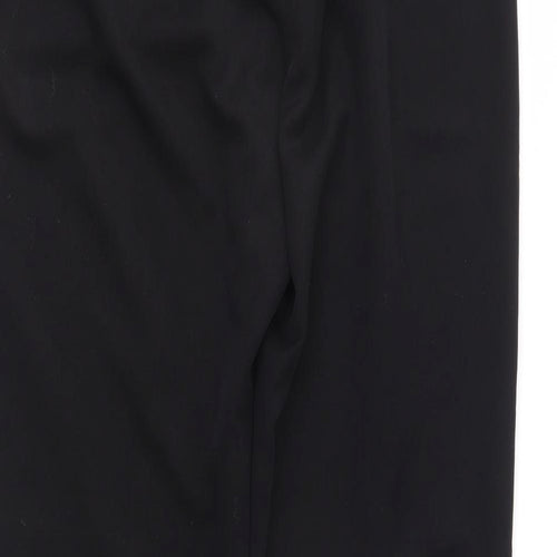 Preworn Womens Black   Trousers  Size 12 L31 in