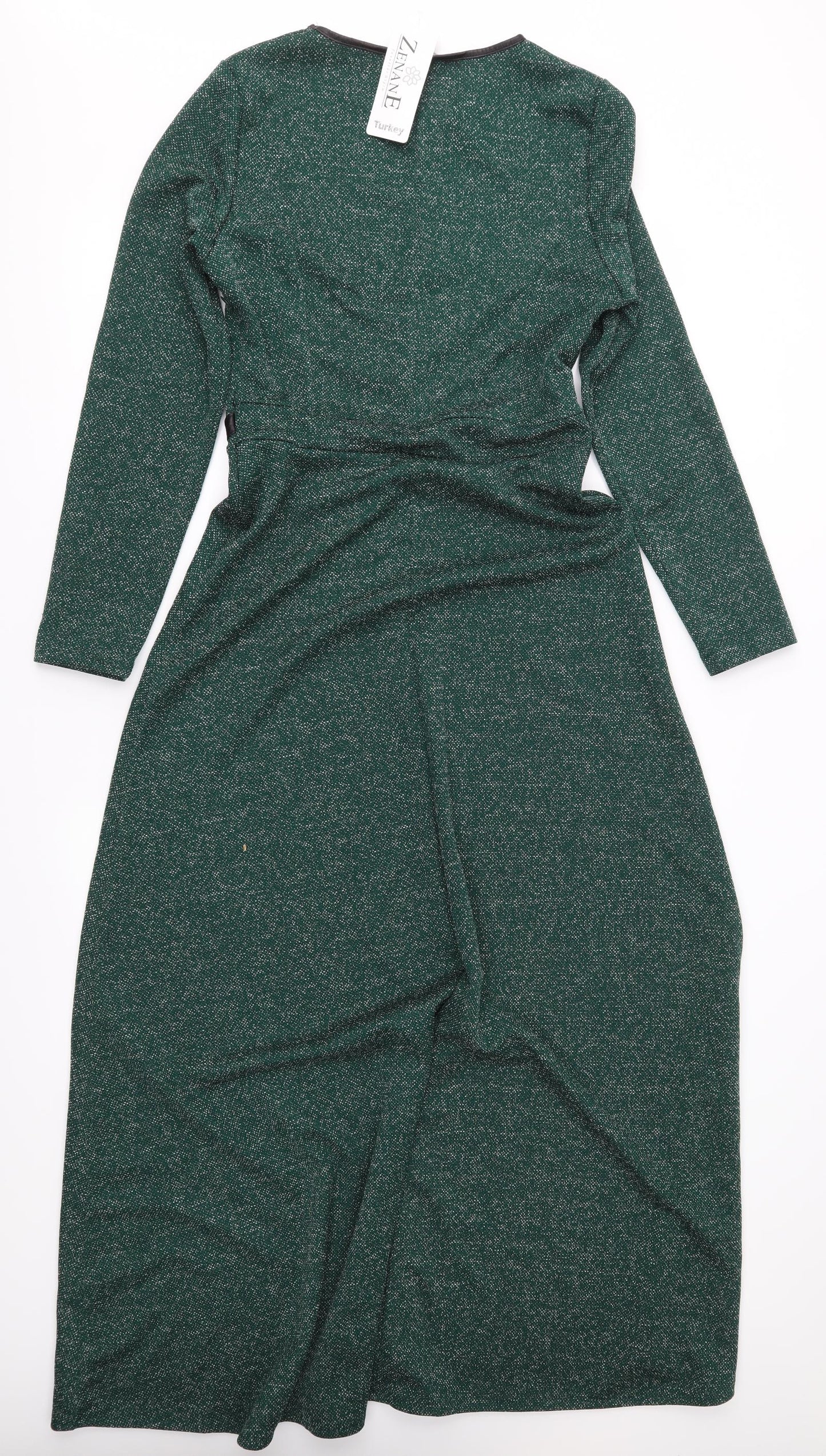 Zenane Womens Green   A-Line  Size 12