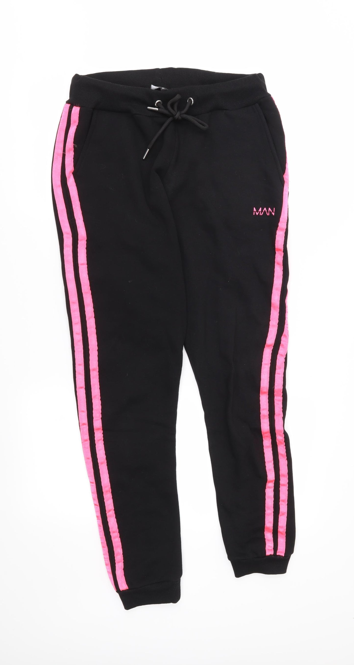 Boohoo Man Mens Black   Jogger Trousers Size M L27 in