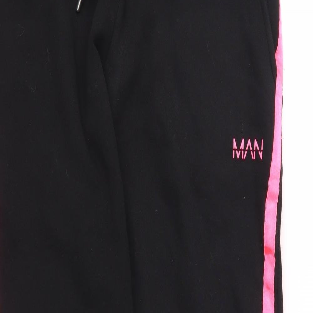 Boohoo Man Mens Black   Jogger Trousers Size M L27 in